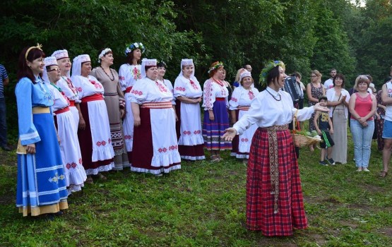 Baltkrievu “Kupaļinka” uzstājās “Kupalle” svētkos Polockā 