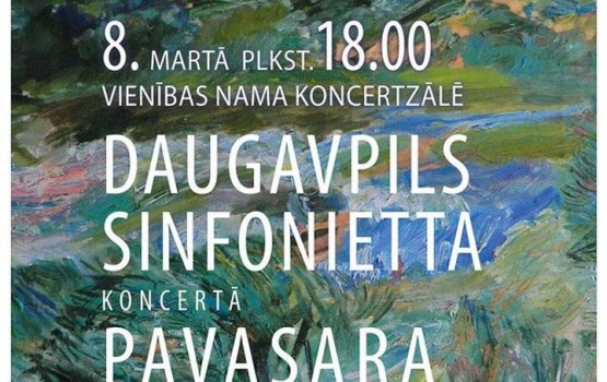 Daugavpils Sinfonietta koncertā PAVASARA UVERTĪRA