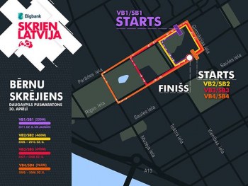 Par īpašām cenām BigBank Skrien Latvija Daugavpils pusmaratonam pilsētas bērni var reģistrēties līdz 23.aprīlim