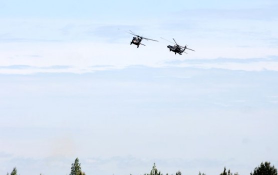 ASV helikopteri veiks zemos lidojumus Latvijas gaisa telpā