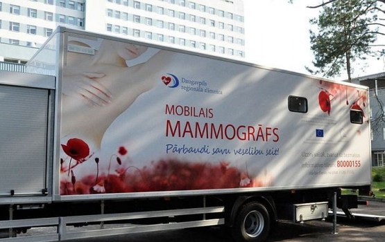 Mobilā mamogrāfa izbraukumu grafiks novadā