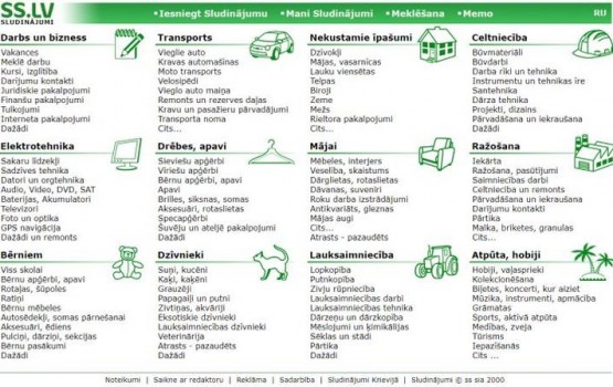 Atjaunota portāla 'ss.lv' darbība