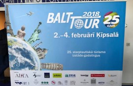Tūrisma izstādes  “Balttour 2018” apmeklētāji saņēma informāciju par Daugavpili