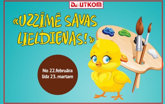 DAUTKOM izsludina konkursu “Uzzīmē savas Lieldienas”!