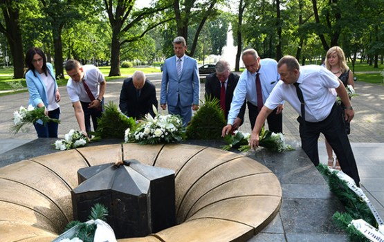 Daugavpilī godina pilsētas atbrīvotāju piemiņu