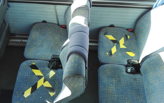 Covid-19 izplatības mazināšanai tiek ierobežots pārvadāto pasažieru skaits vienā sabiedriskajā transportlīdzeklī
