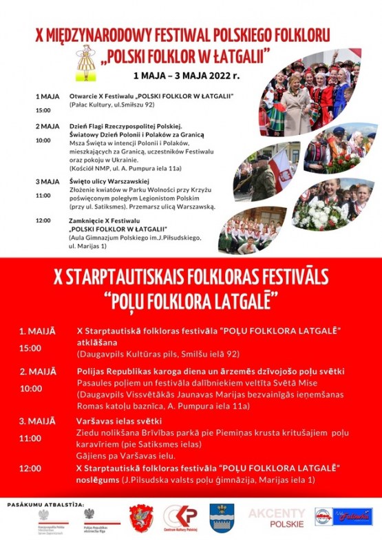 X Starptautiskais festivāls “Poļu folklora Latgalē” Daugavpilī