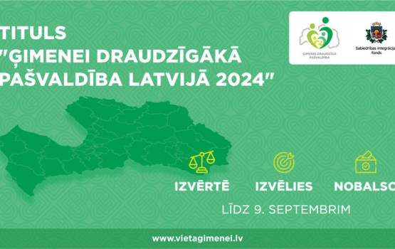 Sācies iedzīvotāju balsojums, lai noteiktu ģimenēm draudzīgāko pašvaldību 2024. gadā