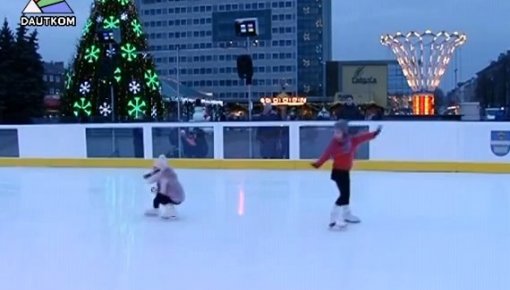 Ziemas prieki turpinās (video)