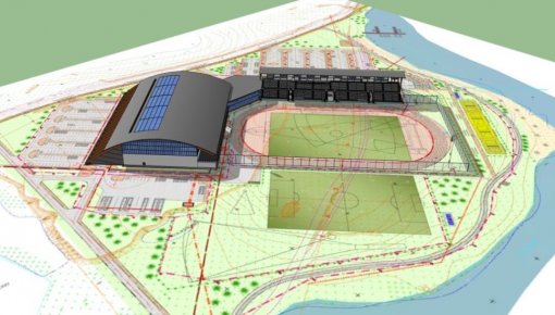 Sporta kompleksa bvniecība Daugavpilī