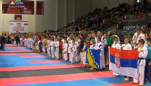 Daugavpilī norisinājās Eiropas karatē čempionāts (video)