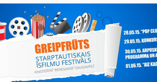 Daugavpilī norisināsies īsfilmu kinofestivāls "Greipfrūts"