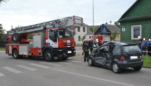 Ceļu satiksmes negadījums ar operatīvo transportu