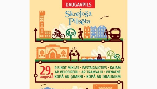 Daugavpilī pirmoreiz notiks orientēšanās spēle "Skrejošā Pilsēta"