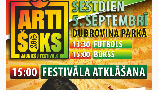 Aicina uz jubilejas festivālu „Artišoks 2015”