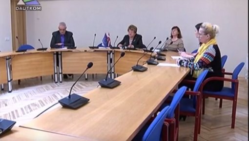 Preses konference Daugavpils novada domē (video)