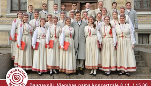 Daugavpilī notiks kamerkora „Muklājs” koncerts