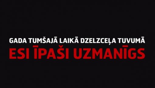 LDz: gada tumšajā laika dzelzceļa tuvumā jābūt īpaši uzmanīgam