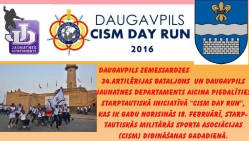 DAUGAVPILS CISM DAY RUN 2016