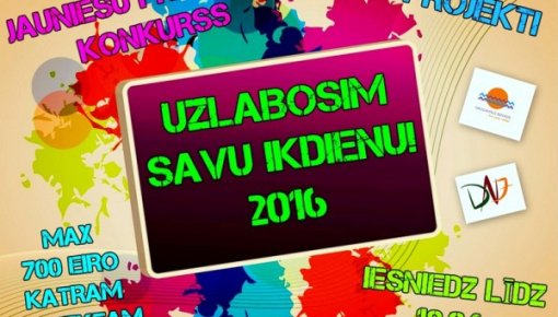 Jaunatnes projektu konkursiem var pieteikties līdz 18.aprīlim