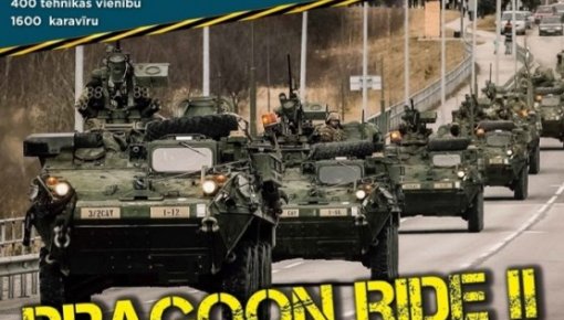 Latviju šonedēļ šķērsos mācību marša “Dragoon Ride” pirmās 200 tehnikas vienības
