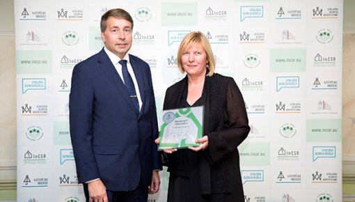 PAS „Daugavpils siltumtīkli” kvalificējusies „Ilgtspējas indeksa” sudraba kategorijai