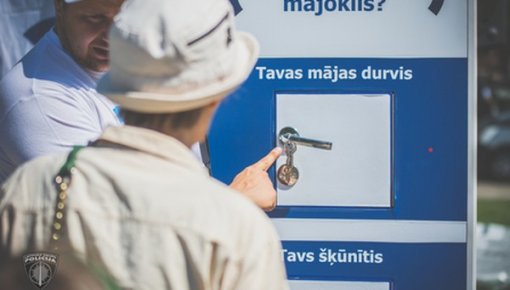 Policija aicina parūpēties par sava mājokļa drošību