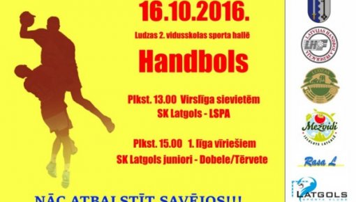 Latvijas mēroga sacensības handbolā turpinās