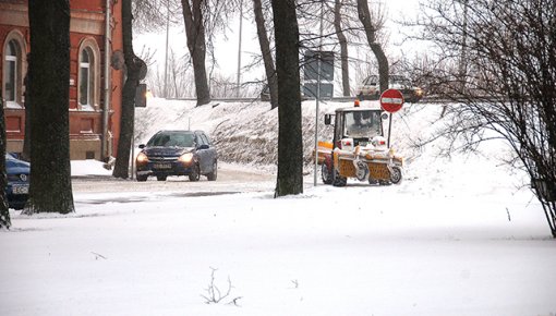 Sākusies ziemas sezona un ielu tīrīšana no sniega