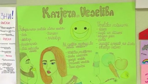 Skolēni piedalījās Pasaules veselības dienas maratonā