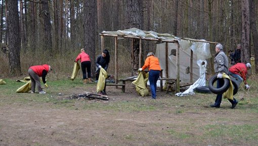 Lielajā talkā pietiktas 115 talkošanas vietas