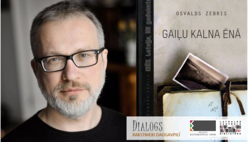 Osvalds Zebris iepazīstinās ar romānu “Gaiļu kalna ēnā”