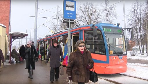 Daugavpilī ar tramvajiem pārvadāto pasažieru skaits pērn pieaudzis par 14%