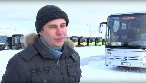 Daugavpils autobusu parkam jauni autobusi (VIDEO)