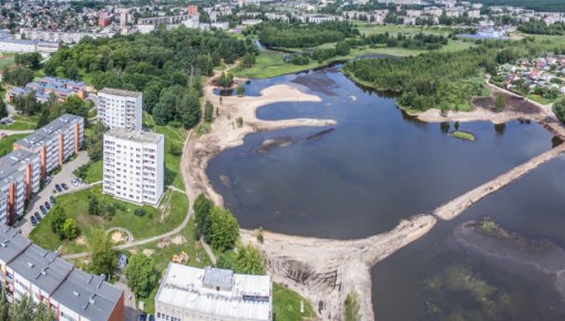 Pilsētas mikrorajonos labiekārtos vairākus parkus un skvērus