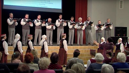 Svinīgā koncertā atzīmēja jauktā kora “Latgale” 55 gadu jubileju (VIDEO)