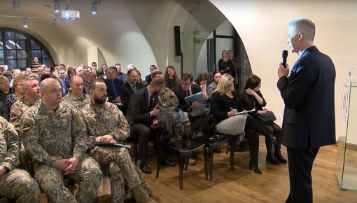 Daugavpilī viesojās Aizsardzības ministrs Artis Pabriks (VIDEO)