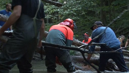 Turpina sakārtot Jašas upes straujteces (VIDEO)