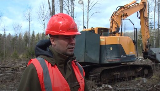 Latgalē mežus stāda agrāk un mašinizēti (VIDEO)