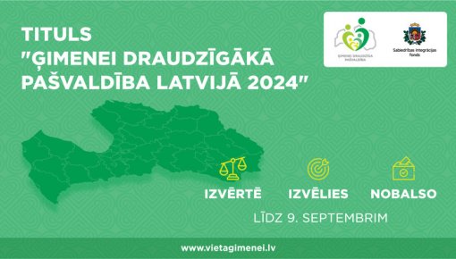 Sācies iedzīvotāju balsojums, lai noteiktu ģimenēm draudzīgāko pašvaldību 2024. gadā