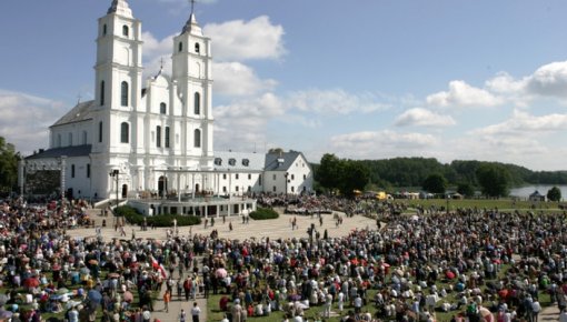 Vissvētākās Jaunavas Marijas Debesīs uzņemšanas svētkos no Daugavpils norīkos vilciena reisu uz Aglonu