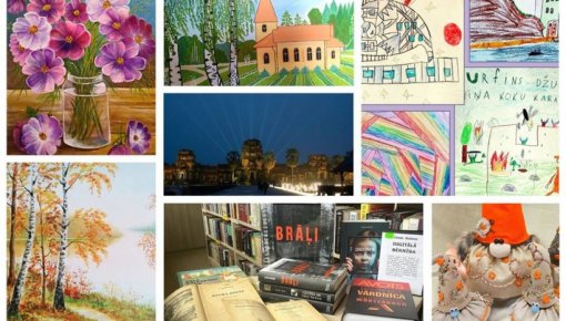 Latgales Centrālās bibliotēkas filiāles aicina uz mākslas izstādēm septembrī