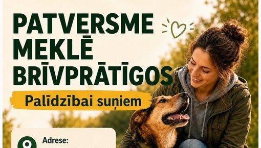 Patversme "Otrā māja" meklē brīvprātīgos palīdzībai suņiem