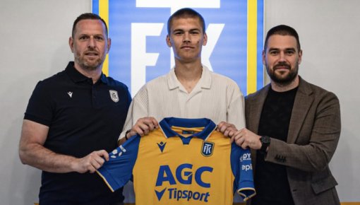 Jaunais BFC Daugavpils futbolists Artjoms Garža pārgājis uz Čehijas klubu FK Teplice