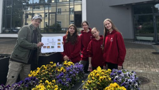 Saules skolas “Plant&Paint” dārzā sākusies jaunā sezona