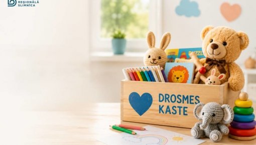 Daugavpils reģionālā slimnīca aicina piepildīt “Drosmes kasti” mazajiem pacientiem