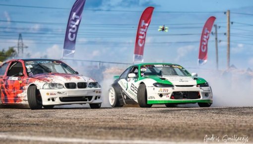 Daugavpilī atgriežas drifta festivāls ar rekordlielu dalībnieku skaitu