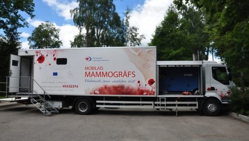 Publicēts Daugavpils reģionālās slimnīcas mobilā mamogrāfa izbraukumu grafiks augustam
