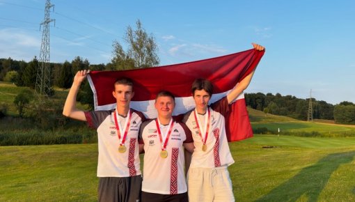 Daugavpils sportisti kļūst par Eiropas čempioniem taku orientēšanās stafetē