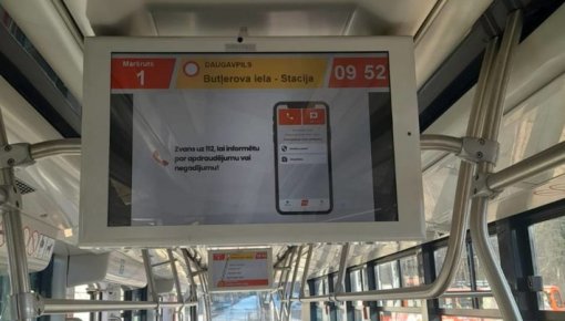 “Daugavpils satiksme” piedāvā izvietot reklāmu pilsētas sabiedriskajā transportā